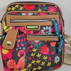 Lily Bloom crossbody bag cat print